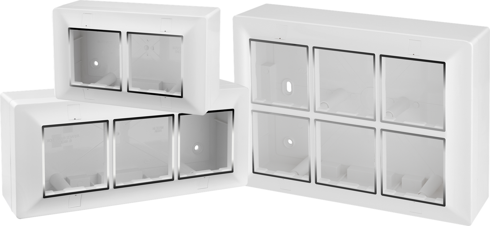 SILVER LINE MODULAR GANG BOX